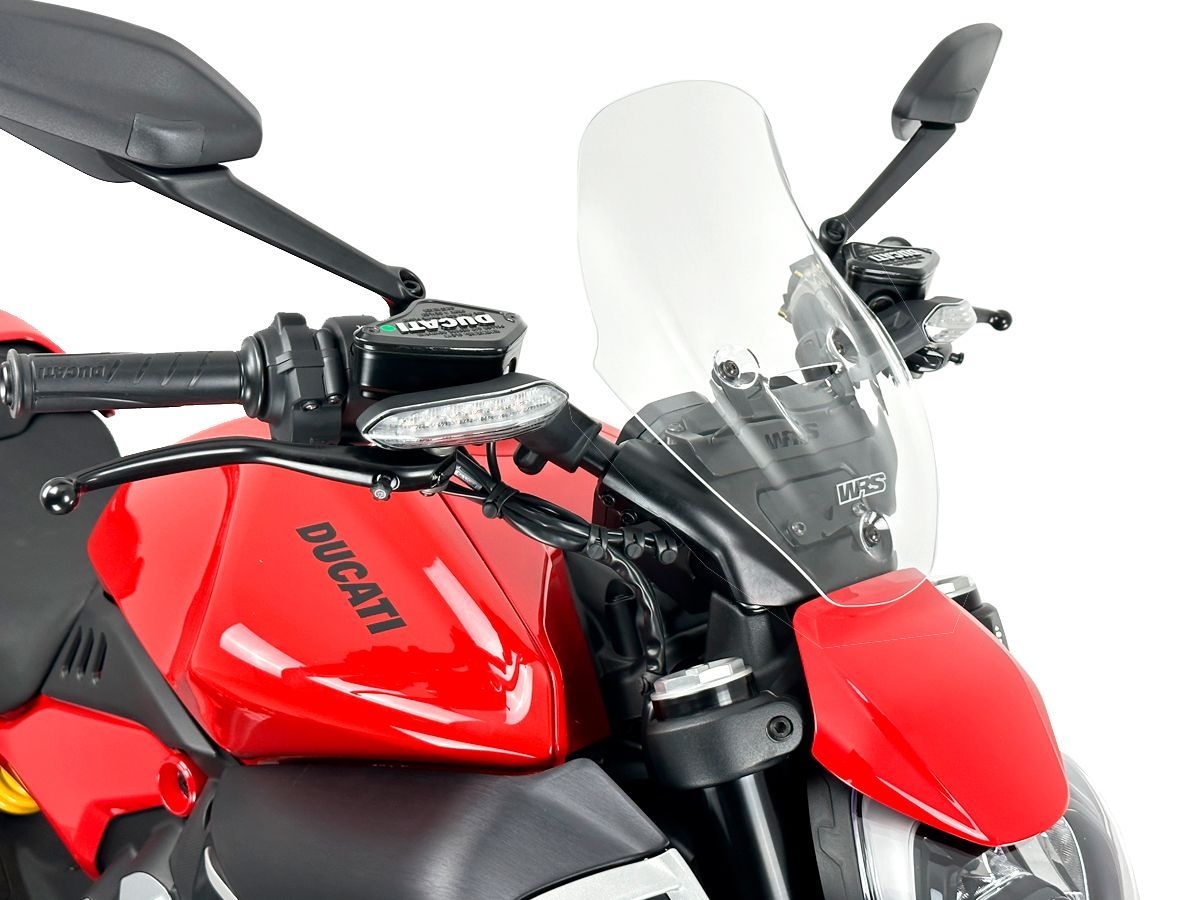Cupolino WRS Touring Trasparente per DUCATI DIAVEL V4 2022-2026
