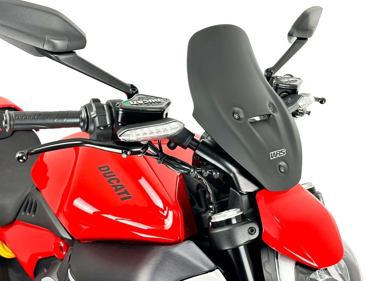 Cupolino WRS Touring Nero Opaco per DUCATI DIAVEL V4 2022-2026