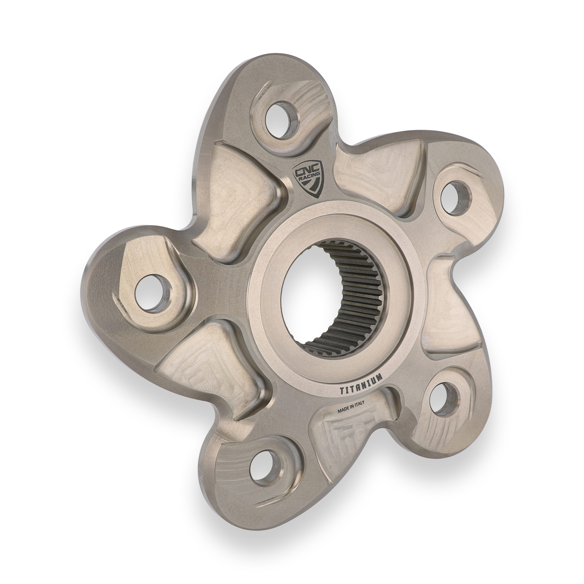 Flangia portacorona Titanio CNC Racing per DUCATI HYPERMOTARD 1100 /S 2007-2009