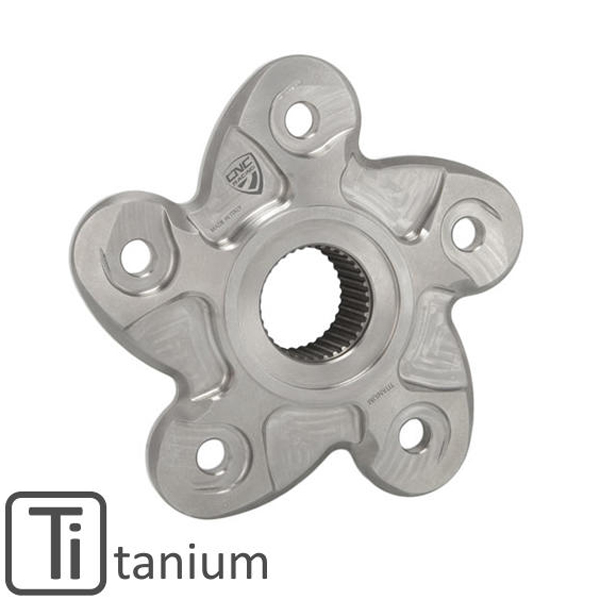 Flangia portacorona Titanio CNC Racing per DUCATI STREETFIGHTER 848 2011-2015