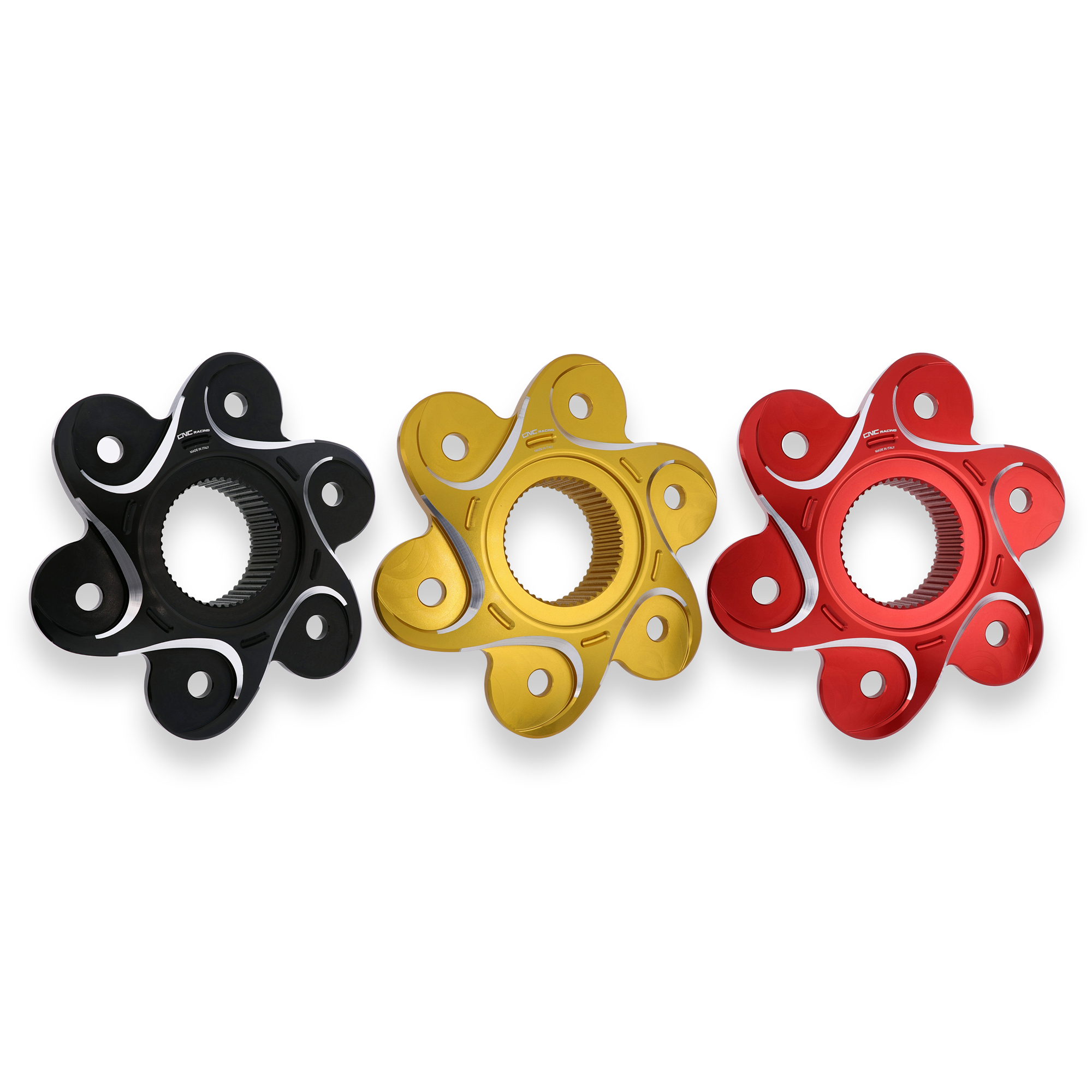 Flangia portacorona new bicolor CNC Racing per DUCATI STREETFIGHTER V4 /S 2020-2023