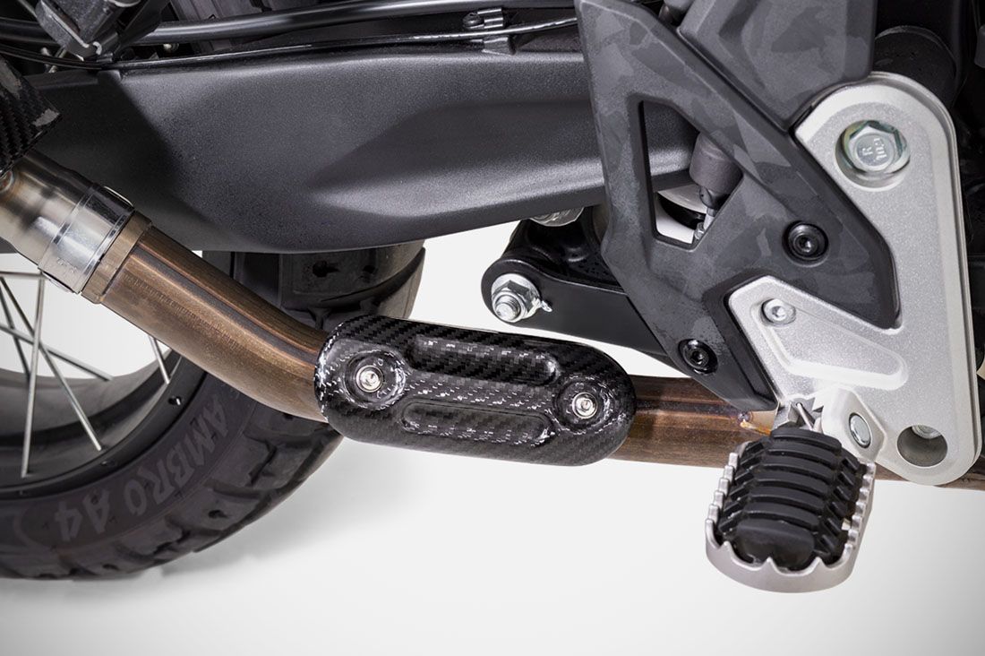 Paracalore Zard in Fibra di Carbonio per CF MOTO 450 MT 2024-2025