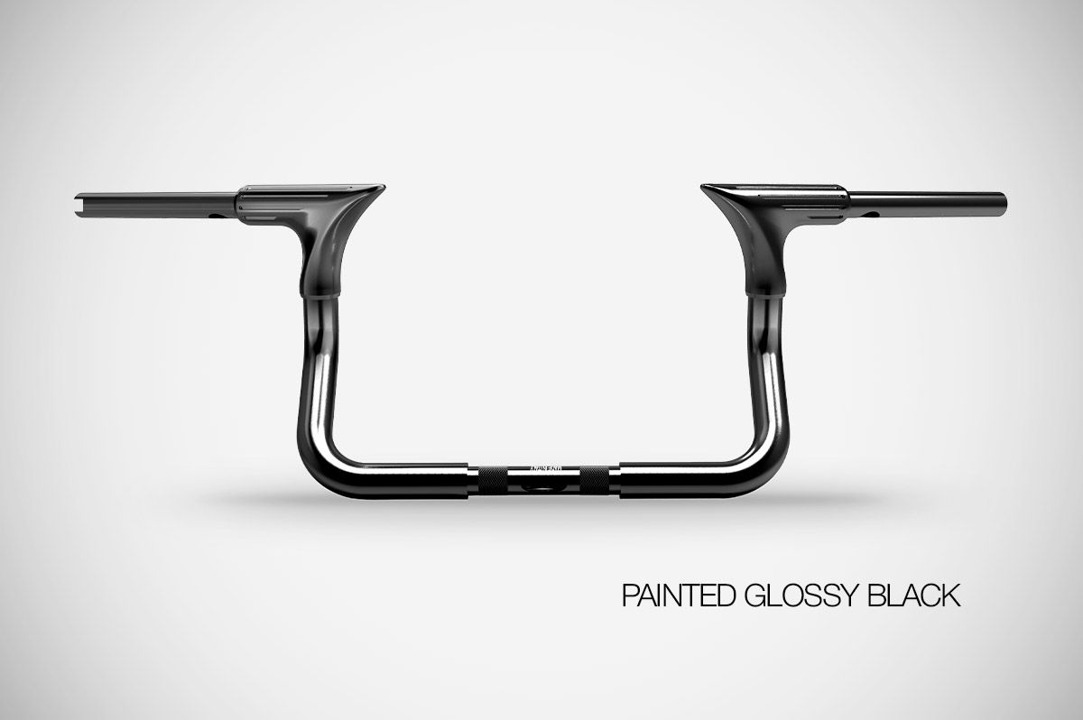 Manubrio Zard Eagle 10 in Acciaio Inox Nero Lucido per HARLEY DAVIDSON GRAND AMERICAN TOURING 2022-2023