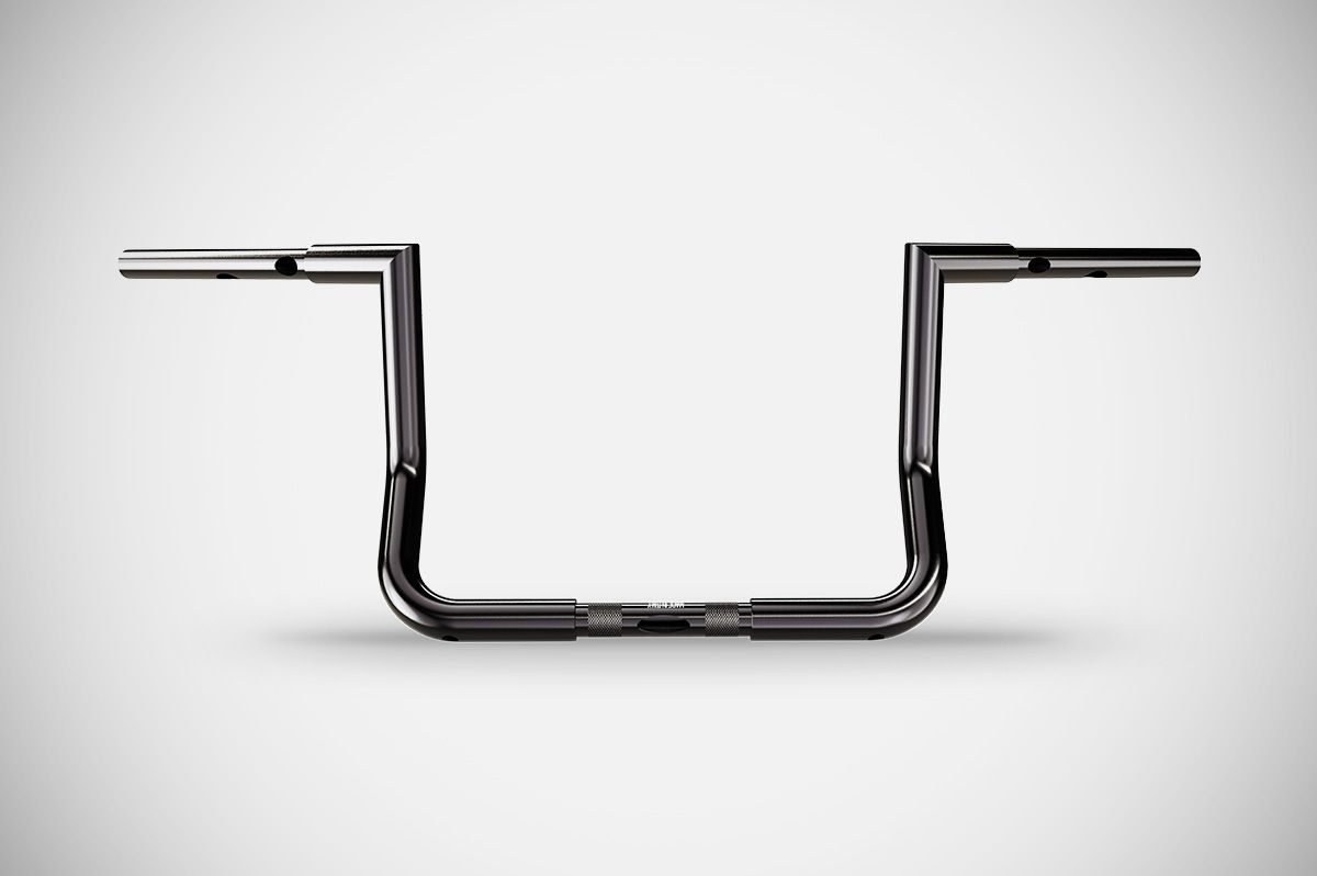 Manubrio Zard Bat 12 in Acciaio Inox Cromato Nero per HARLEY DAVIDSON CVO STREET GLIDE 2023-2025