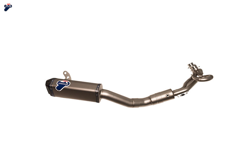 Scarico Completo Termignoni Racing in Acciaio Inox con Terminale Scream in Titanio per YAMAHA T-MAX 530 2017-2019