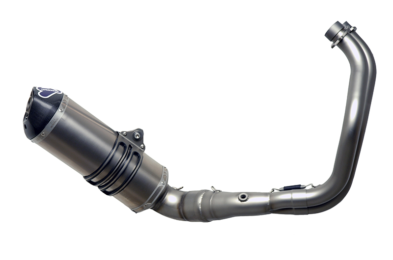 Scarico Completo Termignoni Racing in Acciaio Inox con Terminale Relevance in Titanio per YAMAHA MT-07 2014-2020
