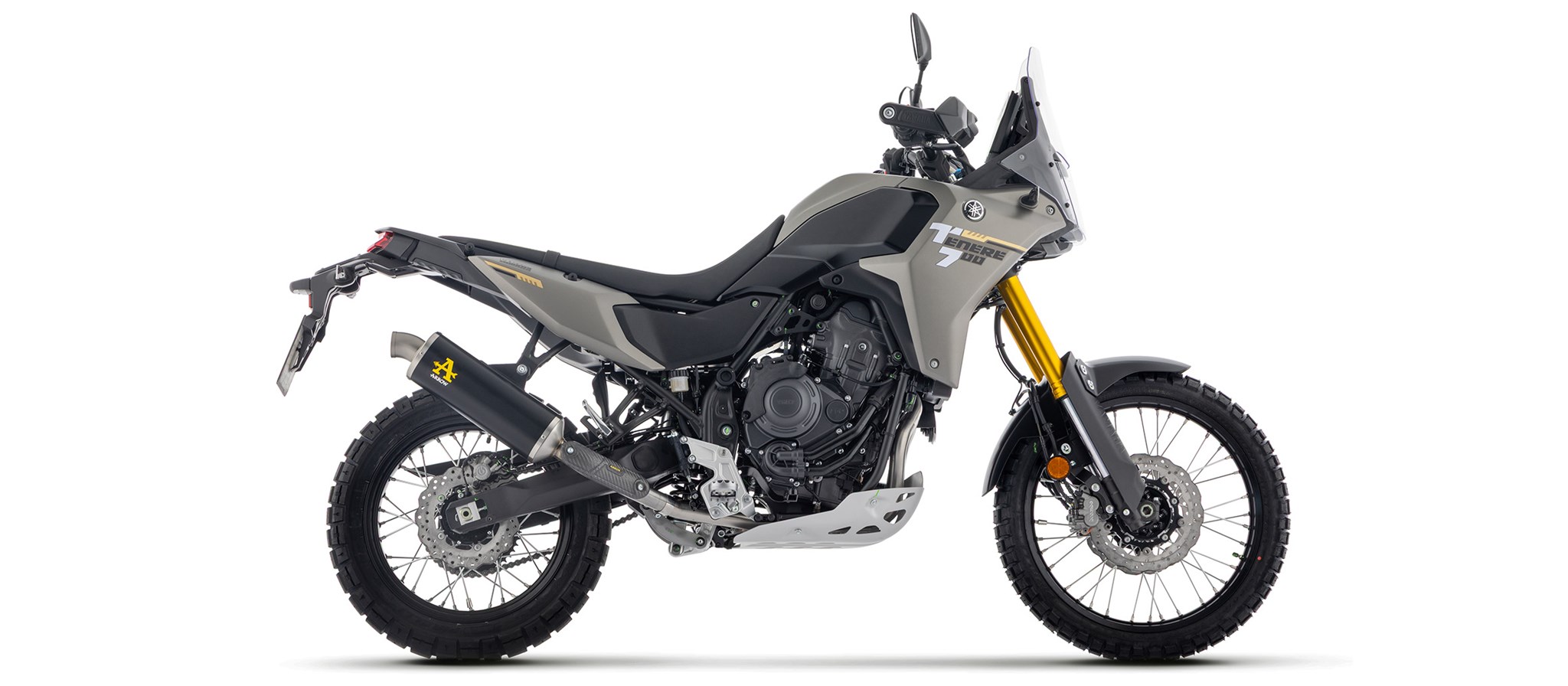 Terminale omologato Arrow Indy-Race Alluminio fondello acciaio per YAMAHA TENERE' 700 2025-2026