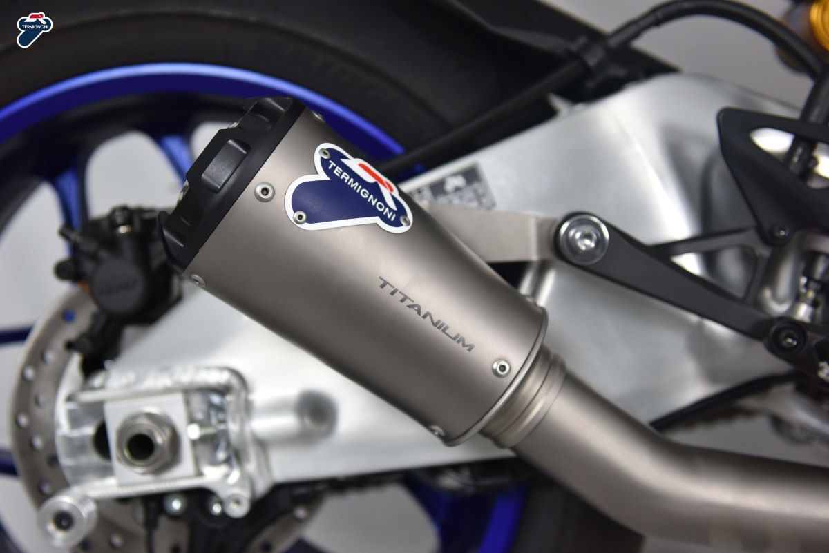 Kit Silenziatore GP2R-RHT Termignoni Racing in Titanio con Tubo di Raccordo DeCatalizzato per YAMAHA YZF-R1 2015-2024