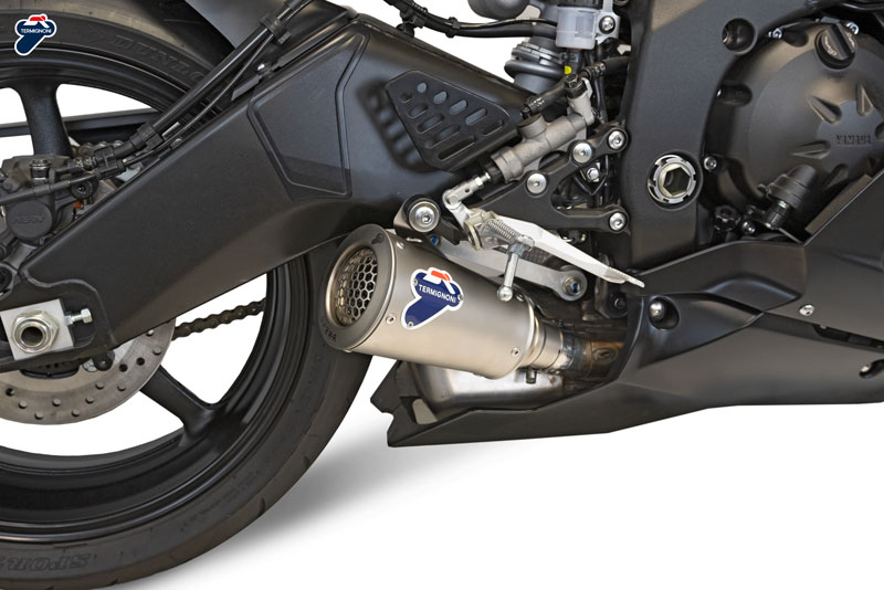 Kit Silenziatore Termignoni Racing in Acciaio Inox con Tubo di Raccordo per YAMAHA YZF-R6 2017-2024