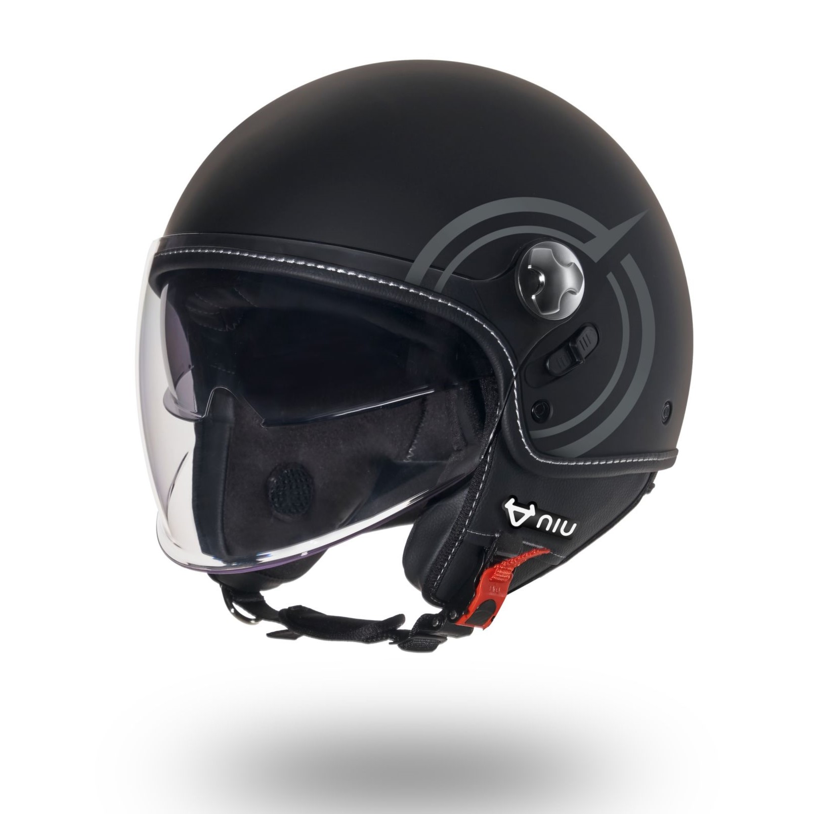 Casco Niu 10° Anniversario ECE Nero Opaco Taglia M