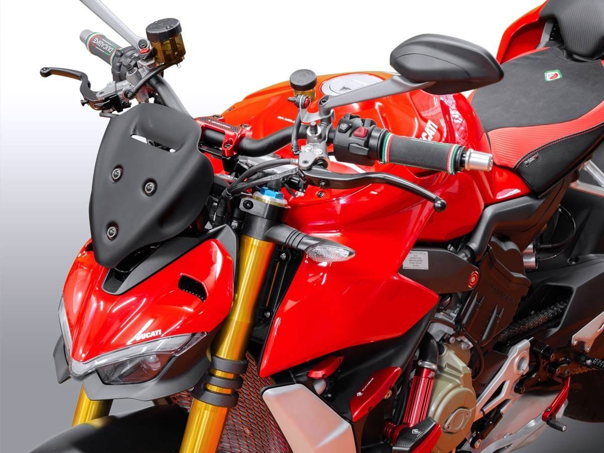 Cupolino WRS Sport Nero Opaco per DUCATI STREETFIGHTER V4 /S 2020-2024