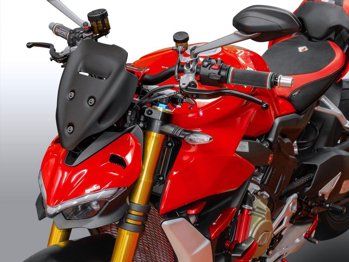 Cupolino WRS Sport Plus Fumo Scuro per DUCATI STREETFIGHTER V4 /S 2020-2024