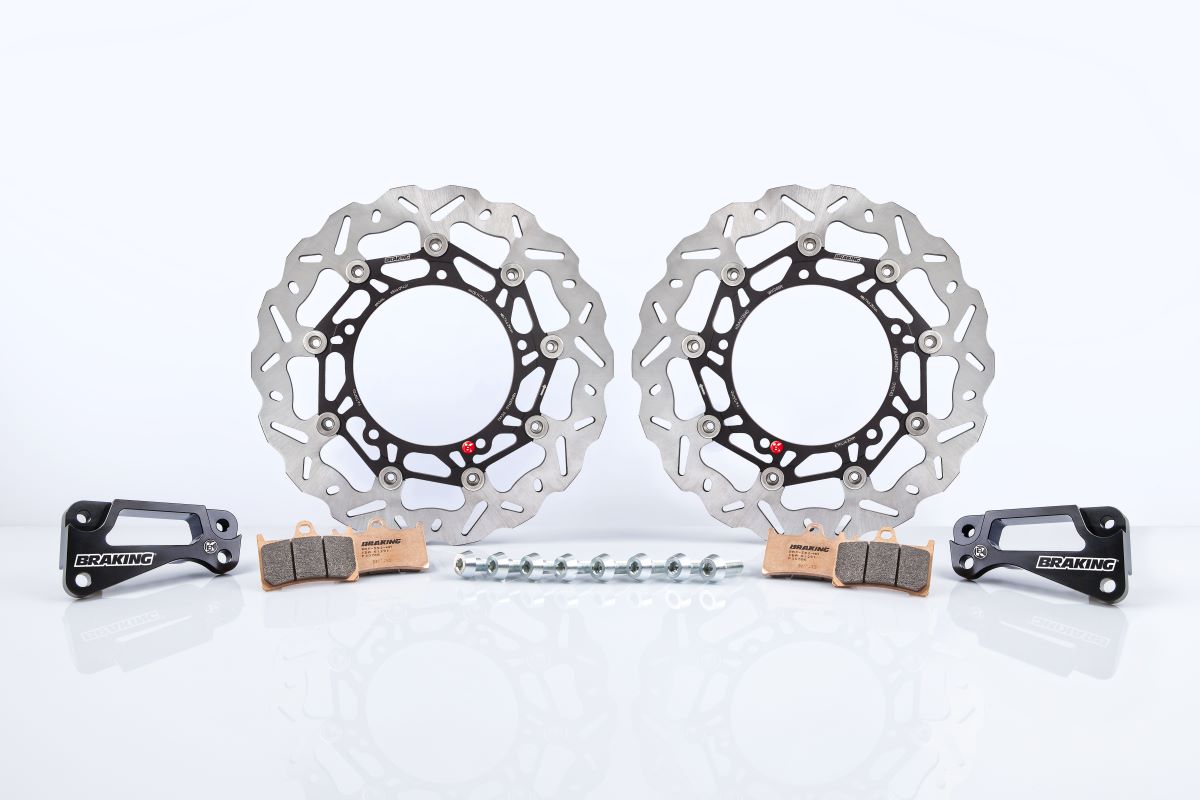 Kit maggiorazione dischi freno Braking SK2 da 300 mm per YAMAHA T-MAX 530 2012-2014