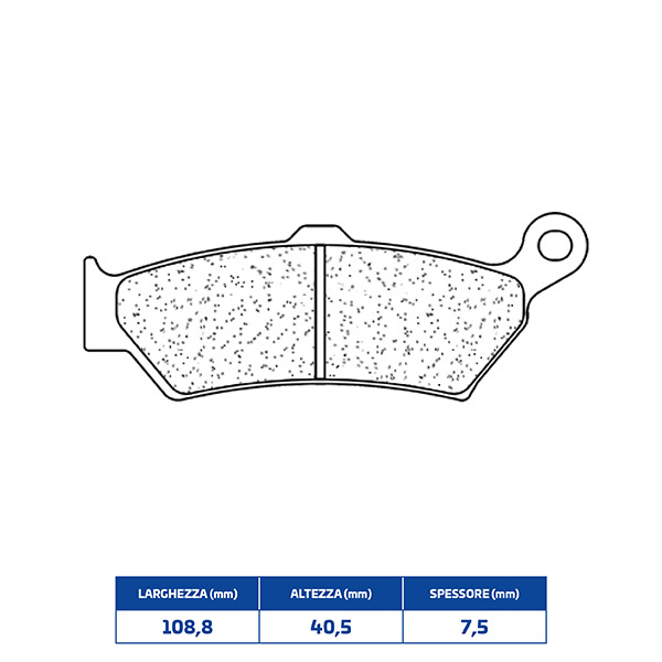 Set pastiglie freno posteriori CL-Brakes serie RX3 per BMW R 1300 GS /ADVENTURE 2024-2025