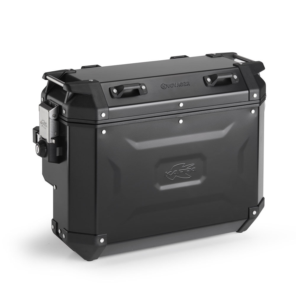 Valigia Laterale Destra Kappa K'VOYAGER 33lt Alluminio Nero