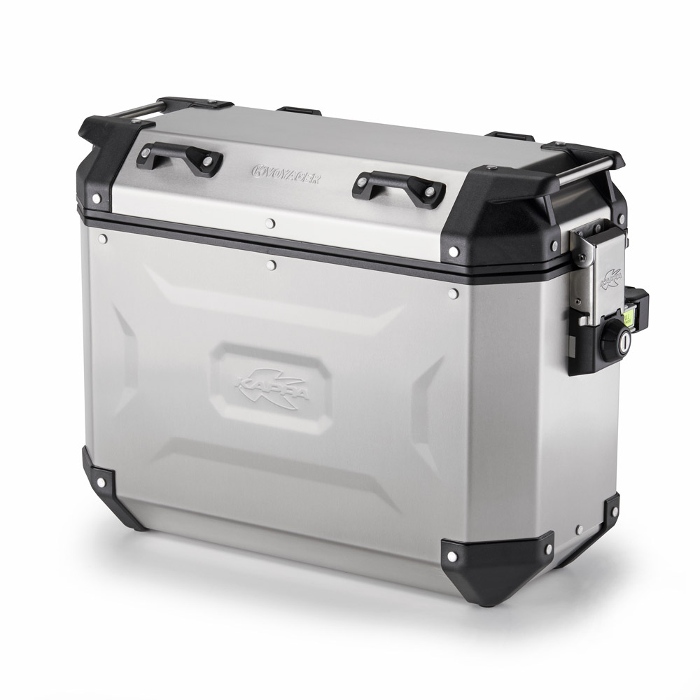 Valigia Laterale Destra Kappa K'VOYAGER 37lt Alluminio Grigio