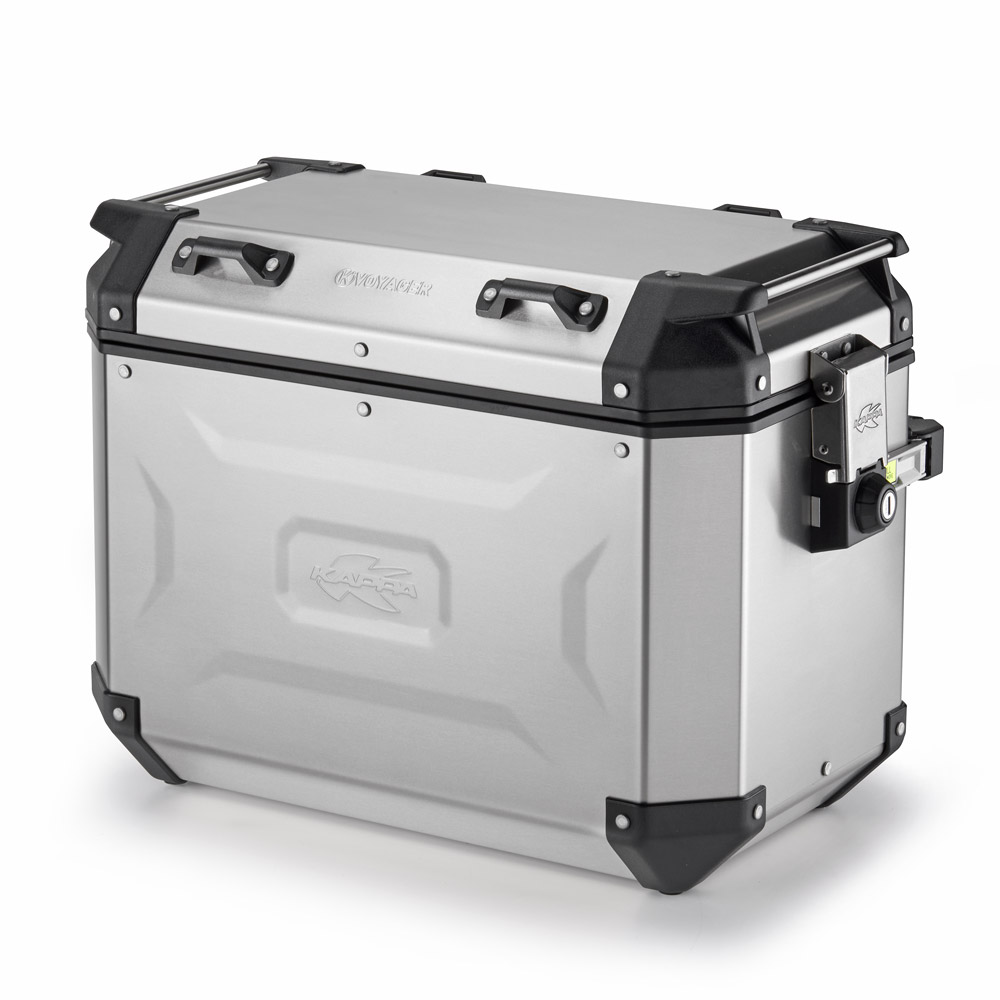 Valigia Laterale Destra Kappa K'VOYAGER 48lt Alluminio Grigio