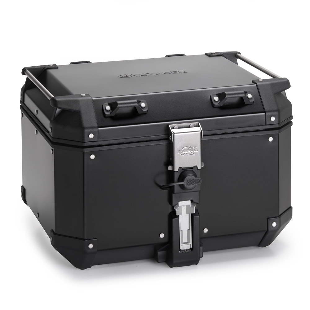 Bauletto Kappa K'VOYAGER Alluminio Nero 48 lt