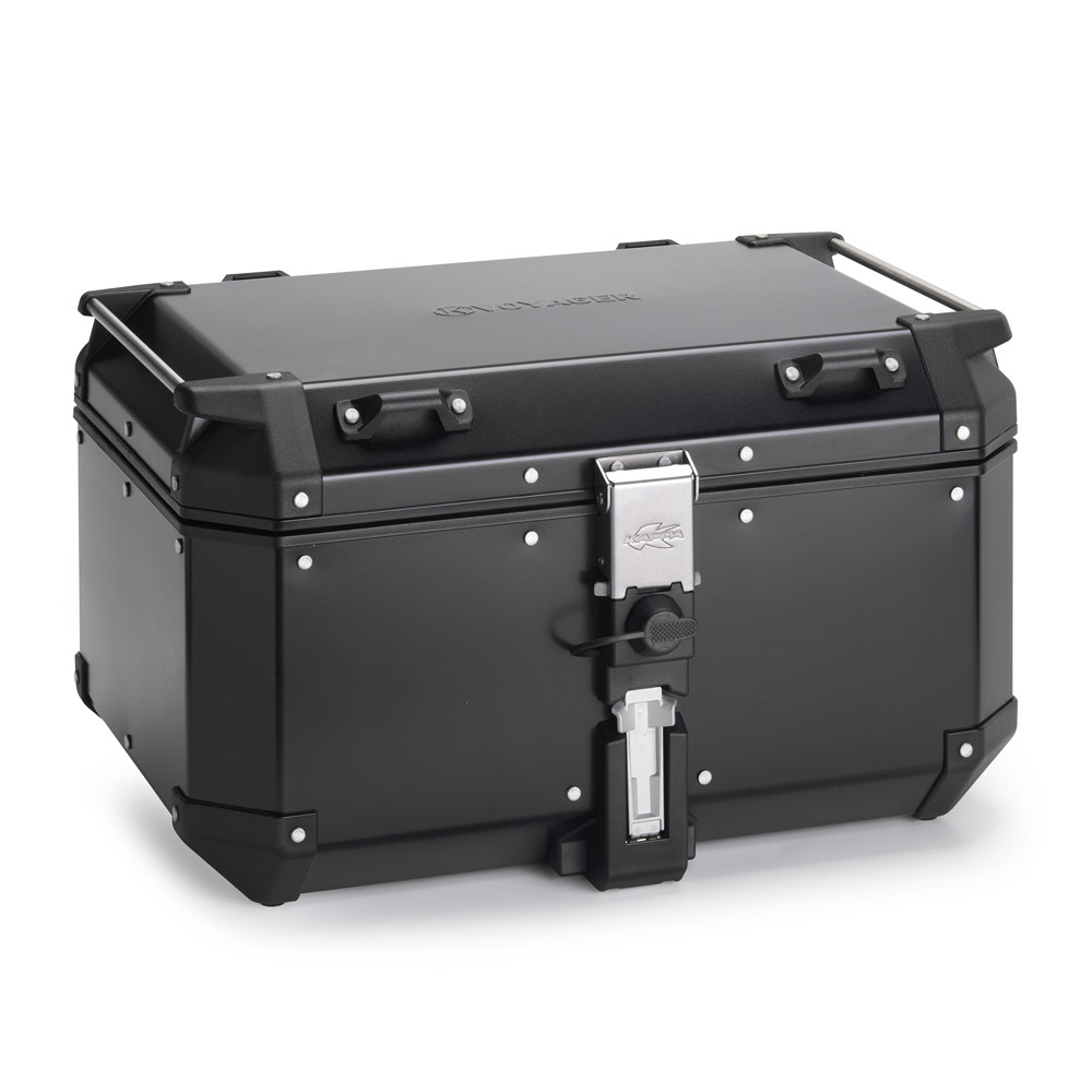 Bauletto Kappa K'VOYAGER Alluminio Nero 58 lt