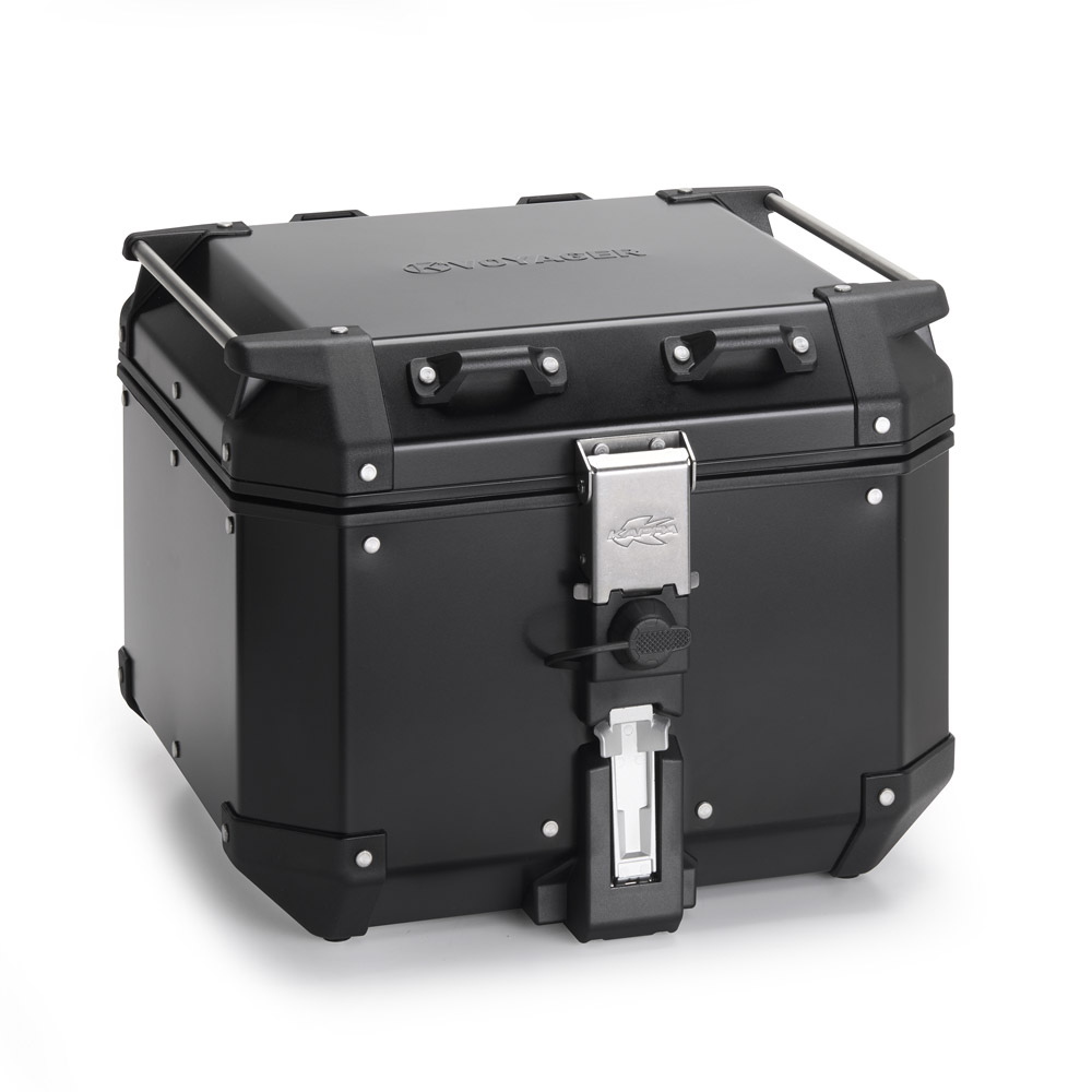 Bauletto Kappa K'VOYAGER Alluminio Nero 42 lt