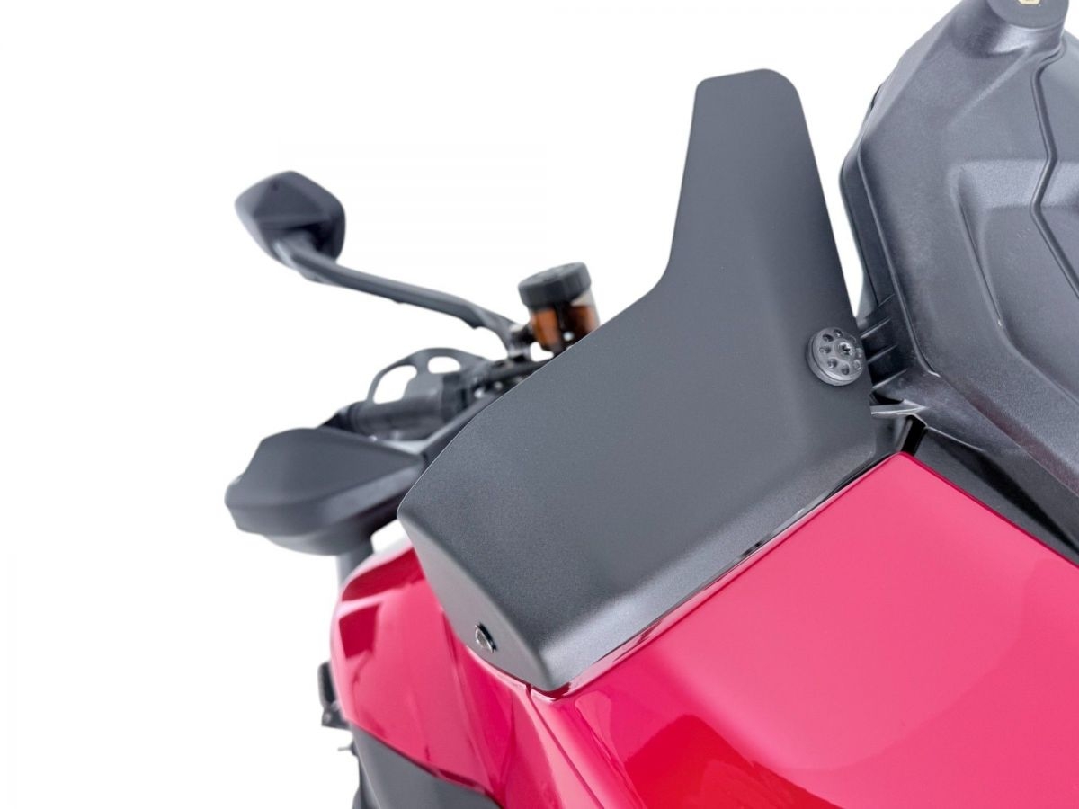 Coppia deflettori maggiorati WRS Nero opaco per DUCATI MULTISTRADA V2 /S 2025-2026