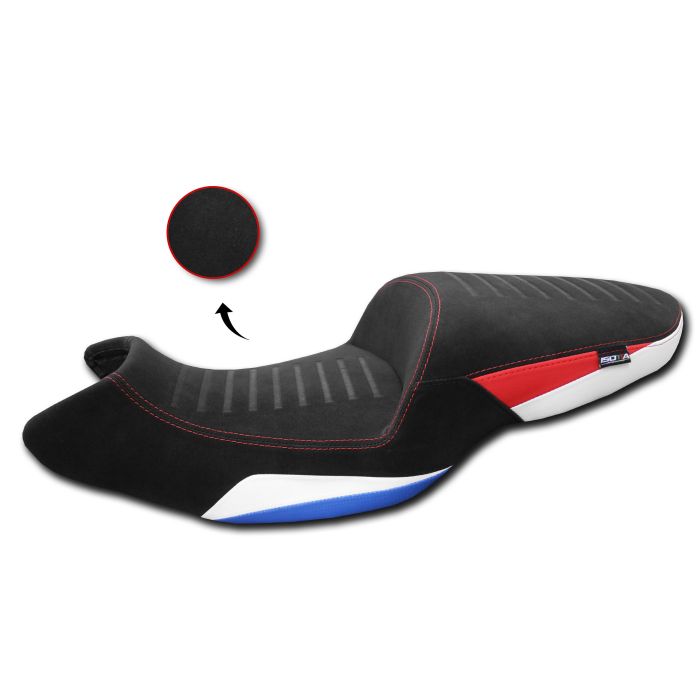 Sella comfort ribassata 2,5 cm Tricolore Isotta per BMW F 900 R 2021-2025