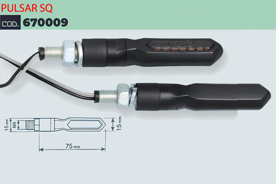 Frecce Led Sequenziali Pulsar SQ Mototec