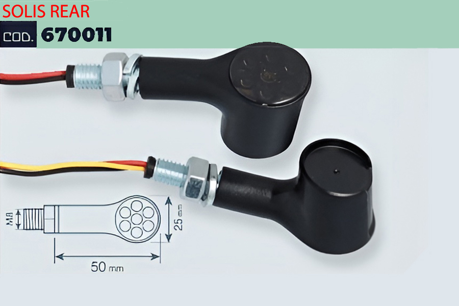 Frecce Led Solis Posteriori Mototec