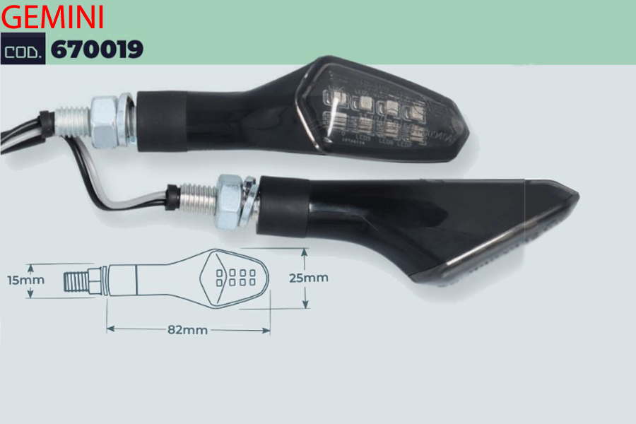 Frecce Led Gemini Mototec