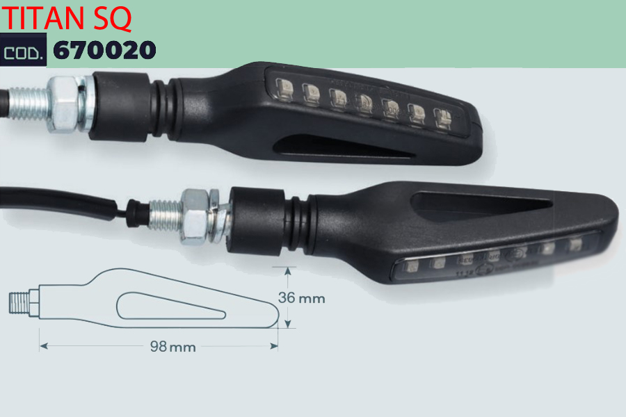 Frecce Led Sequenziali Titan SQ Mototec