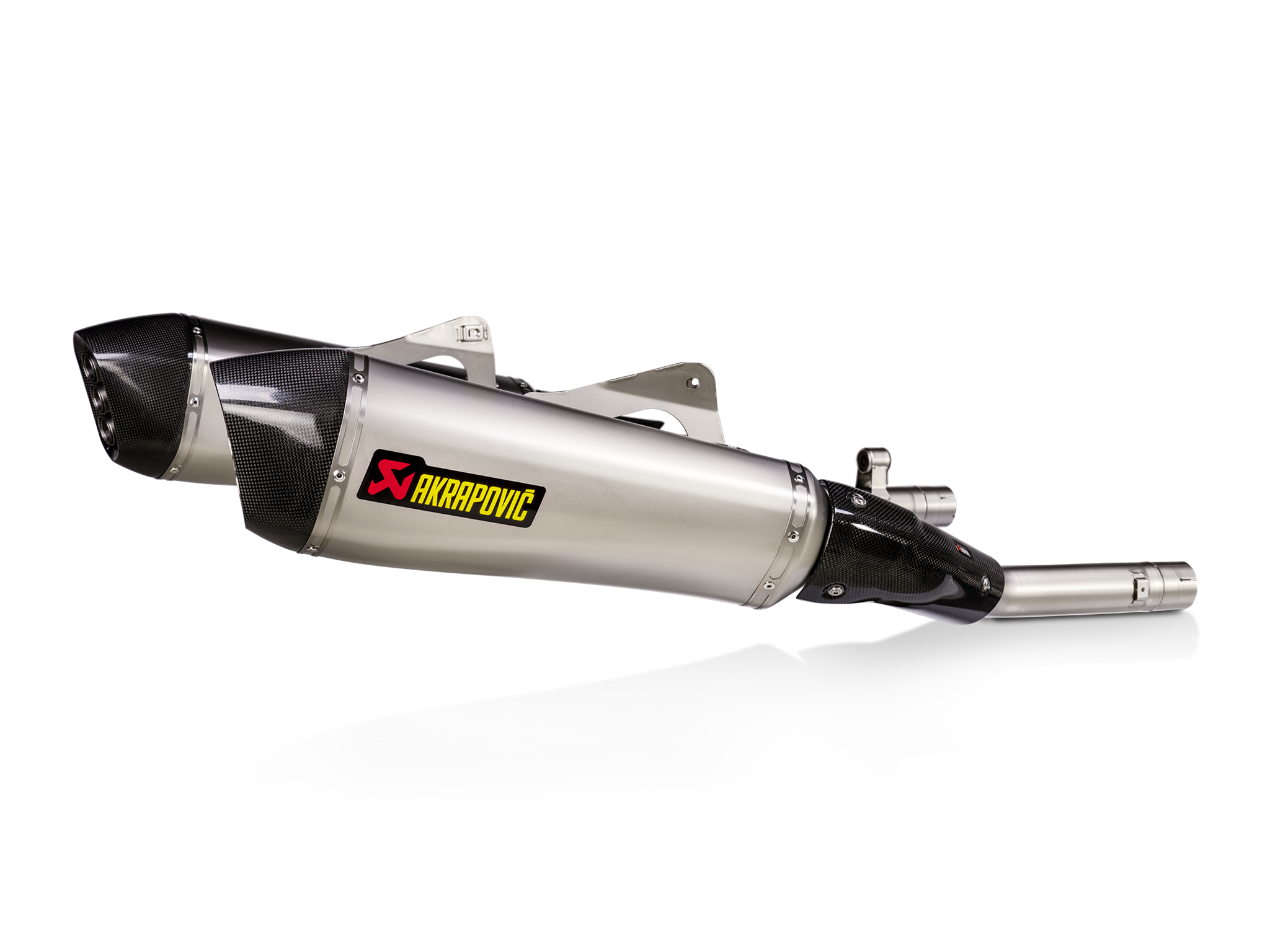 Silenziatore omologato Akrapovic Titanio con fondello in carbonio per BMW K 1600 GT/GTL 2025