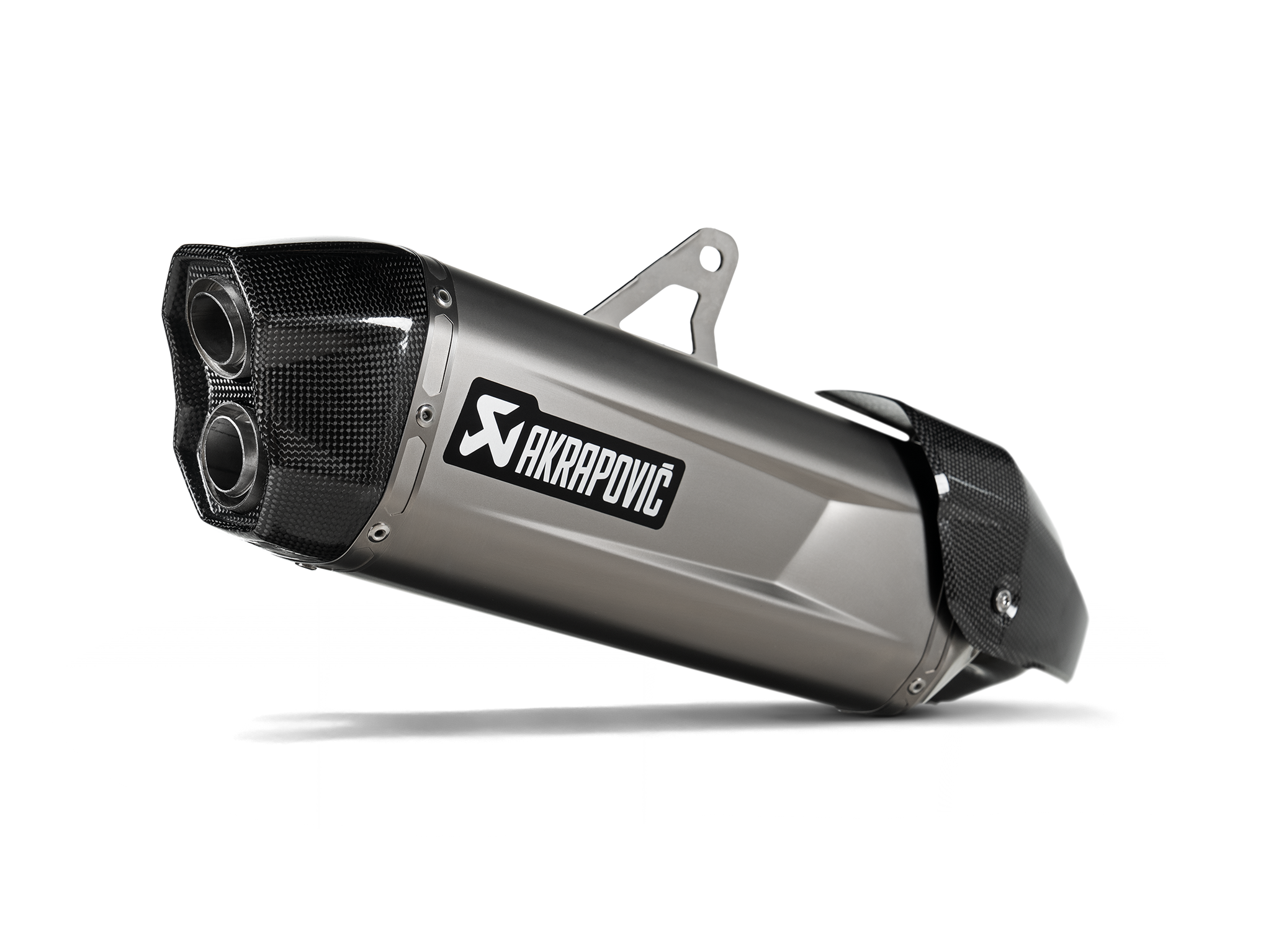 Silenziatore omologato Akrapovic Titanio con fondello in carbonio per KAWASAKI VERSYS 1100 2025