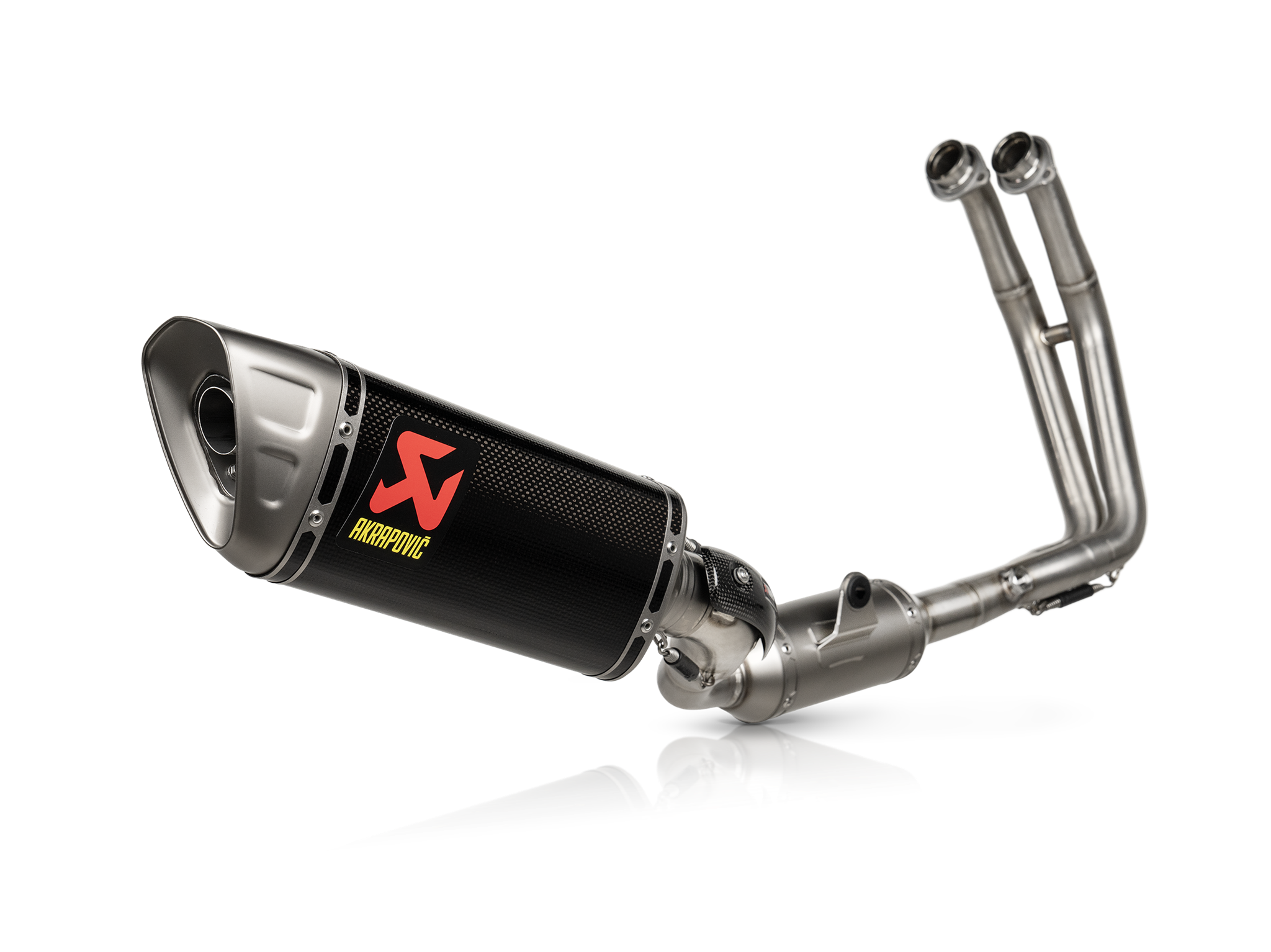 Scarico completo Akrapovic racing con silenziatore Carbonio con fondello in titanio per SUZUKI GSX-8S 2025
