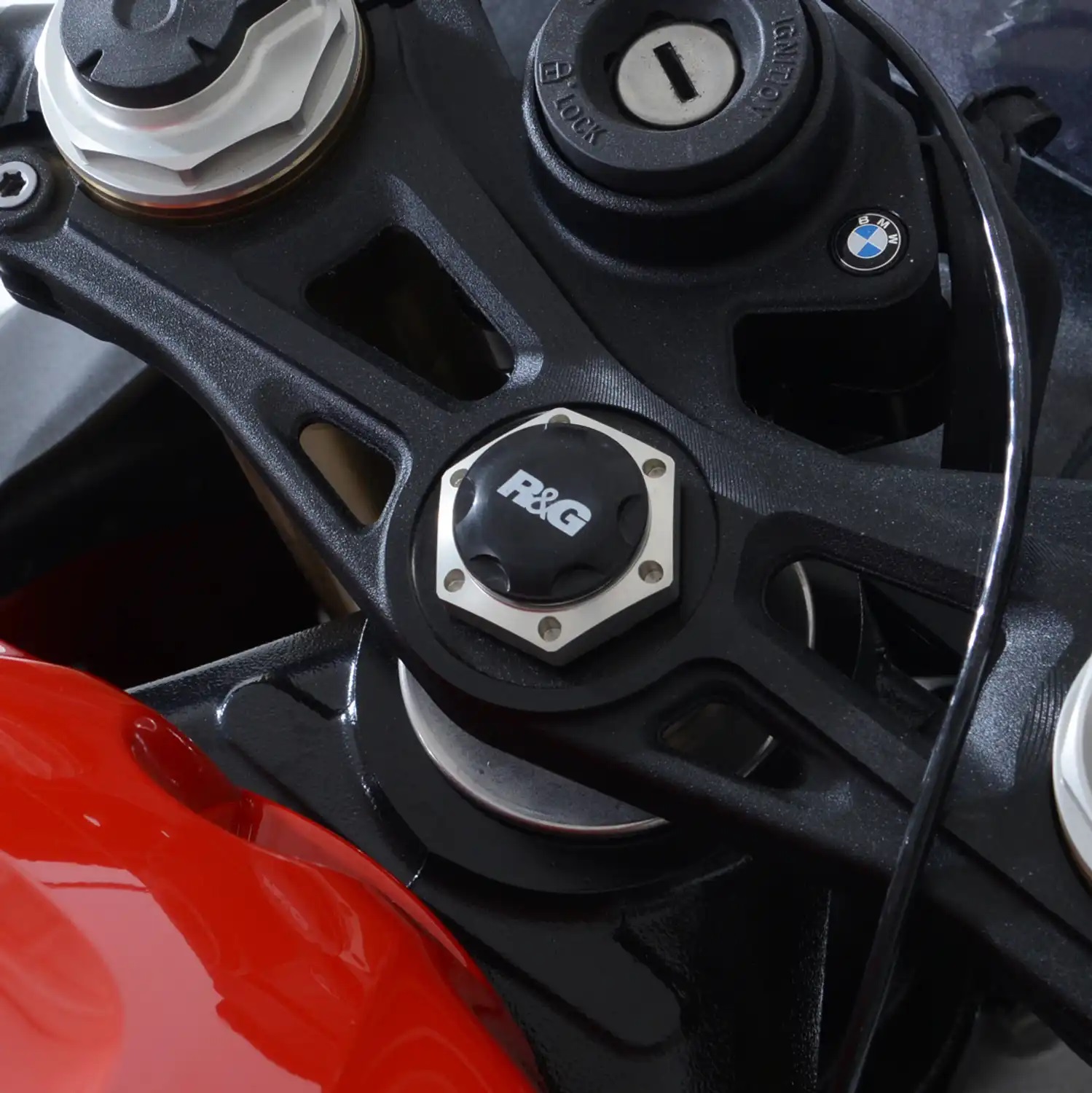 Tappo Sterzo Superiore Nero R&G per BMW M 1000 RR 2021-2022