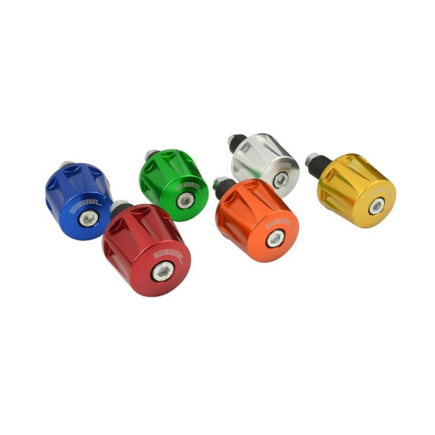 Coppia di Contrappesi Argento Accossato Monocolore per Manubri con Foro Interno Diametro 12-20mm