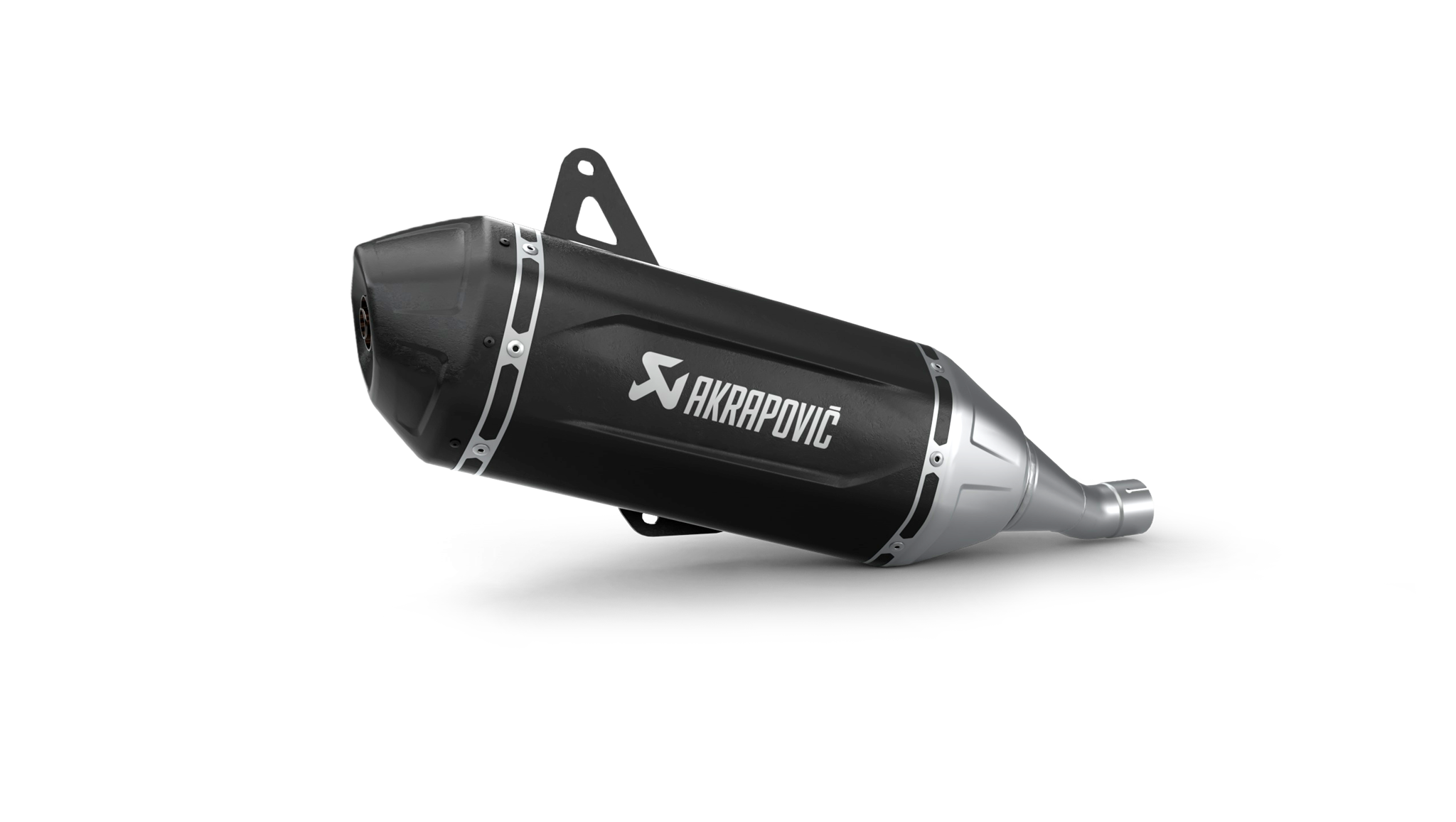 Silenziatore omologato Acciaio nero con fondello in carbonio linea scooter Akrapovic per VESPA PRIMAVERA 125 2025
