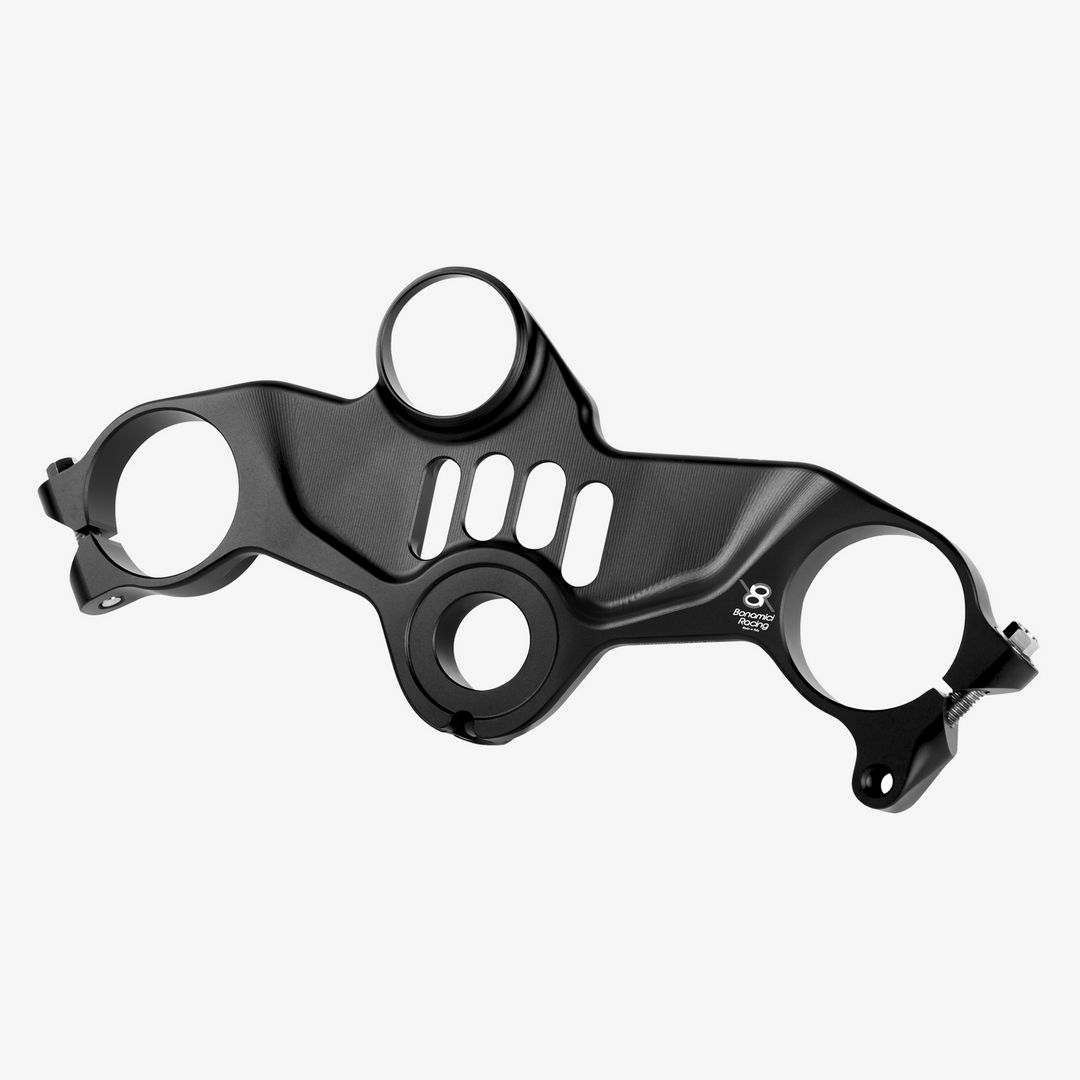 Piastra di Sterzo Superiore Nera Bonamici Racing per KAWASAKI ZX-10R 2016-2020