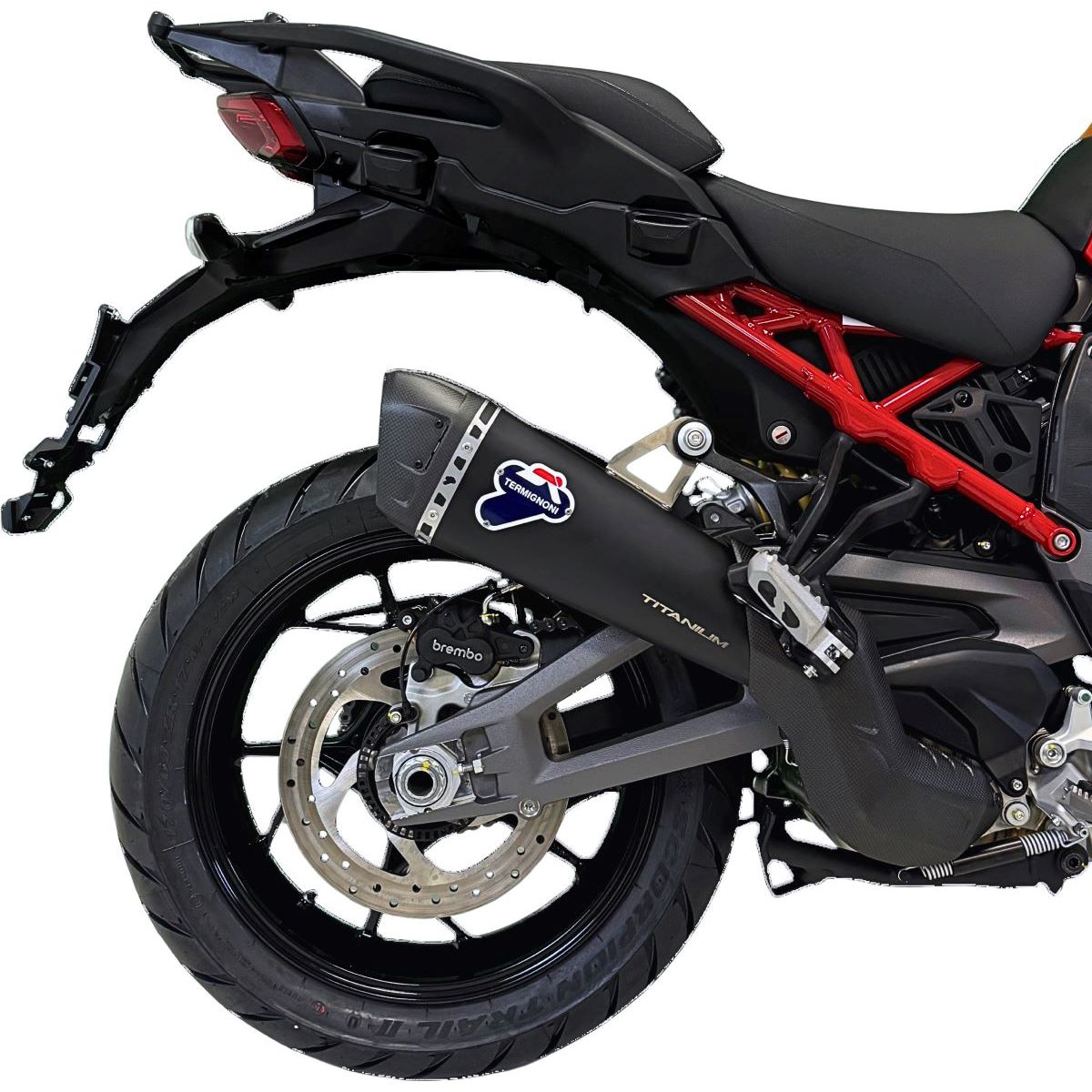 Silenziatore Termignoni in Titanio Nero Omologato Euro 5+ per DUCATI MULTISTRADA V4 /S 2025