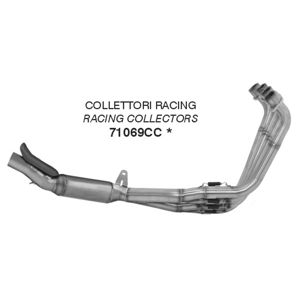 Collettori racing Arrow in Acciaio per HONDA CB 650 R 2024-2025
