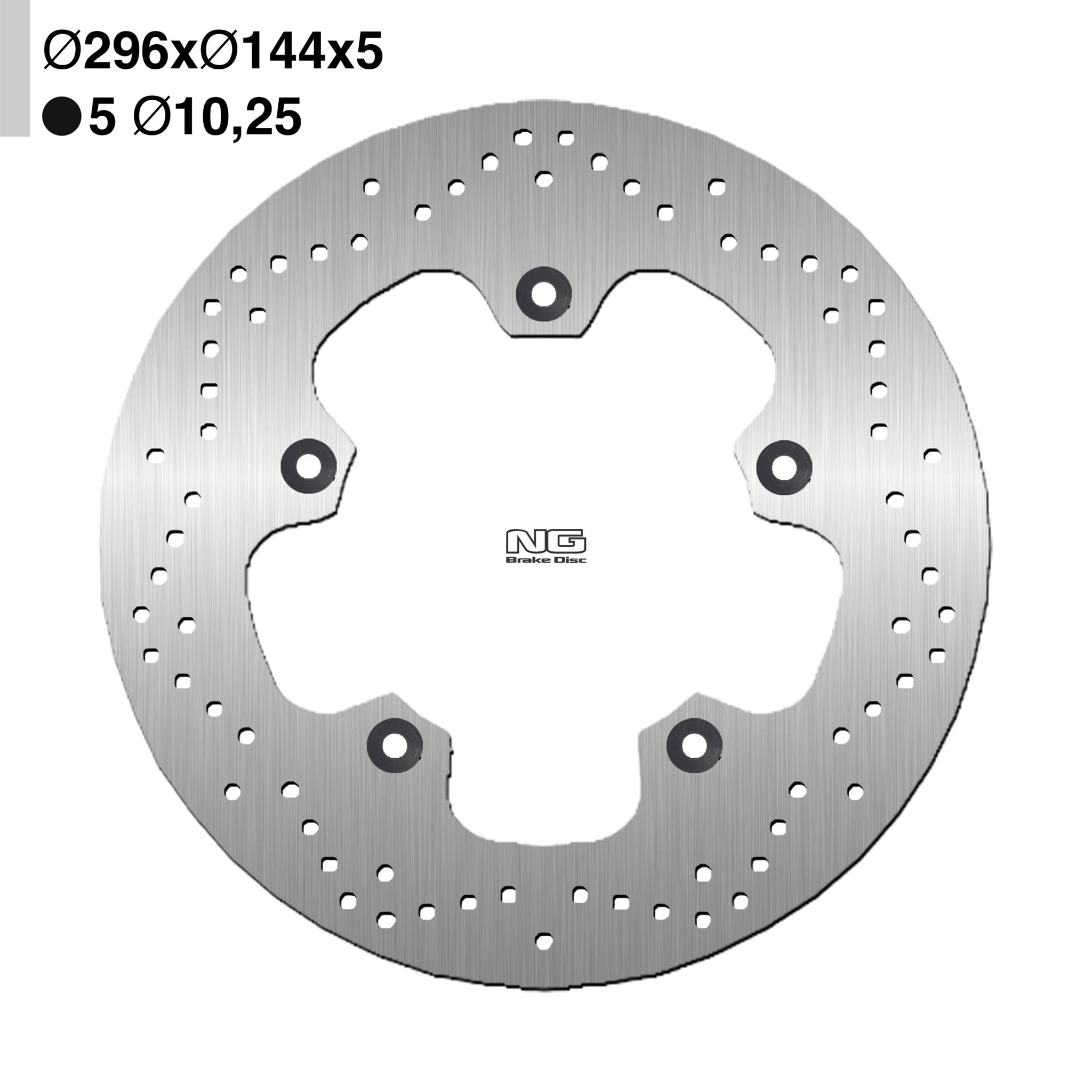 Disco freno anteriore fisso NG Brakes per HONDA VT 600 C SHADOW 1988-2002