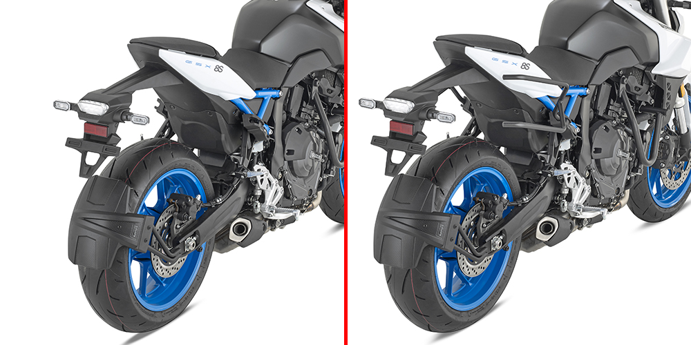 Telaietti Kappa REMOVE-X a sgancio rapido per SUZUKI GSX-8R 2023-2024