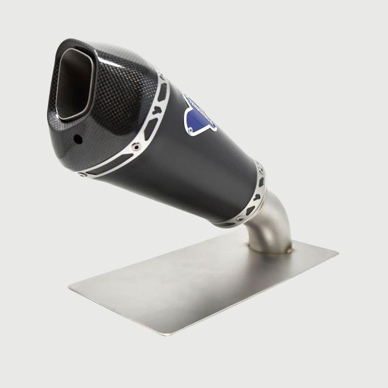 Kit Silenziatore Termignoni Relevance Conico in Titanio Nero con Tubo di Raccordo per KTM SUPER DUKE 1390 R 2024-2025