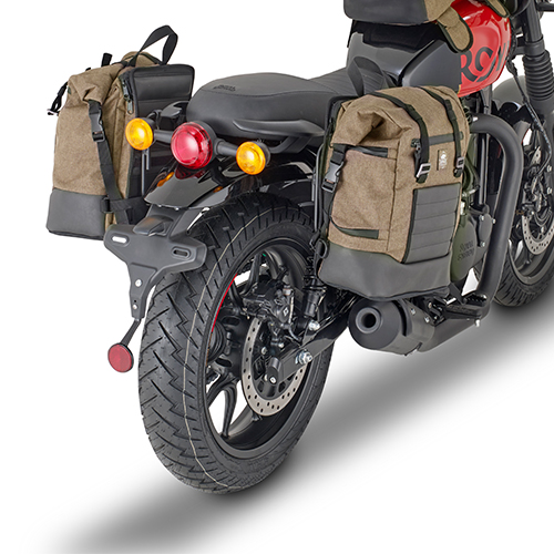 Telaietti specifici Kappa per una coppia borse laterali RB105 per ROYAL ENFIELD HNTR 350 2022-2025