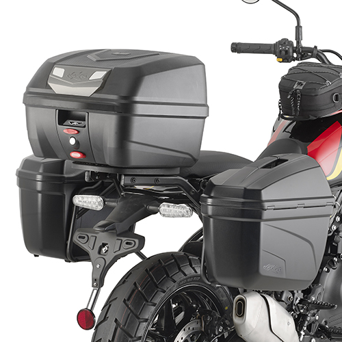 Portavaligie laterale Kappa specifico per valigie MONOKEY per ROYAL ENFIELD GUERRILLA 450 2024-2025