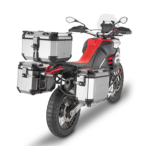 Portavaligie laterale Kappa specifico per valigie MONOKEY CAM-SIDE per APRILIA TUAREG 660 2021-2025