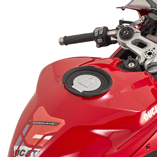 Flangia specifica per l'utilizzo di borse da serbatoio TANKLOCK per APRILIA TUONO V4 1100 2015-2025