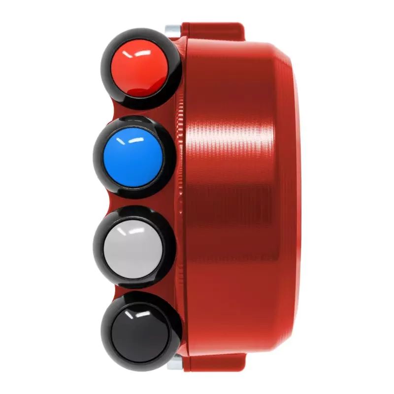 Comando Gas Jetprime con Pulsantiera Integrata Rossa per BMW S 1000 RR 2015-2020