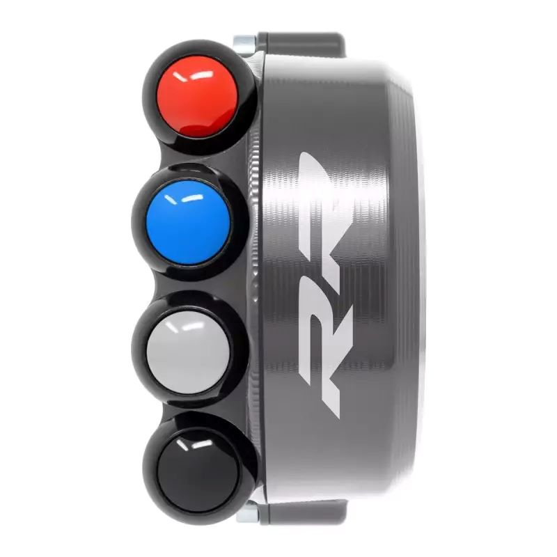 Comando Gas Jetprime con Pulsantiera Integrata Titanio con Logo per BMW S 1000 RR 2015-2020