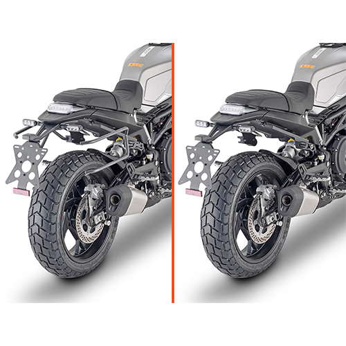 Telaietti Kappa REMOVE-X a sgancio rapido per BENELLI LEONCINO 800 2022-2025