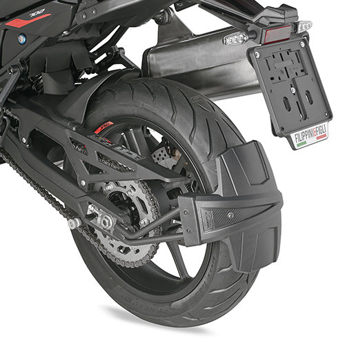 Paraspruzzi aggiuntivo Kappa KRM02 con kit attacchi per BENELLI TRK 702 2023-2025